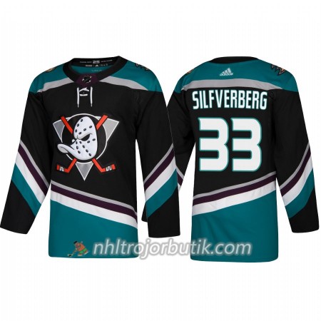 Män Ishockey Anaheim Ducks Tröja Jakob Silfverberg 33 Alternate Adidas 2018-19 Authentic